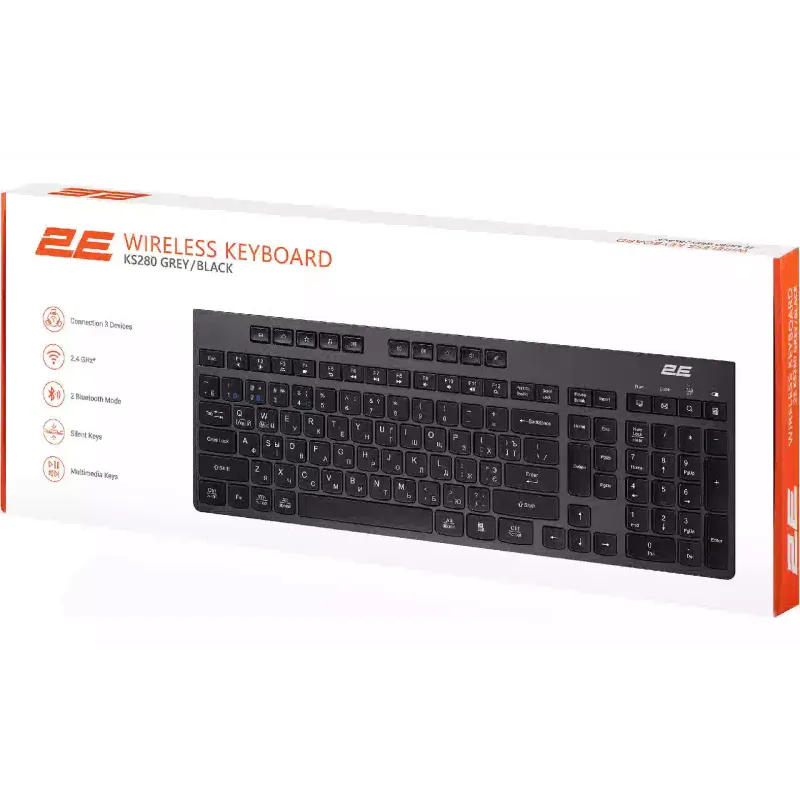 Tastatur 2E (2E-KS280WBGR_AK)