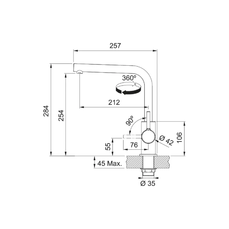 Смеситель для кухни Franke (115.0728.478)