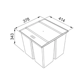 Sortirka smeti Franke (121.0494.150)