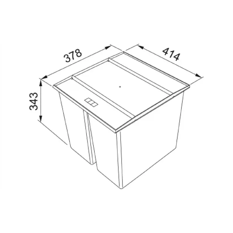Сортер для сміття Franke (121.0494.182)