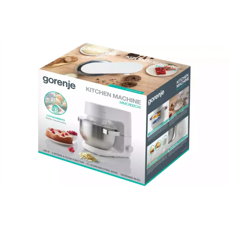 ماكينة المطبخ Gorenje, White (MMC800CW)