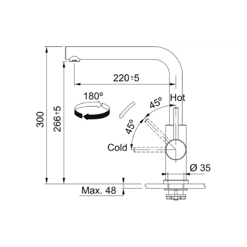 Küchenarmatur Franke, Chrome (115.0706.985)