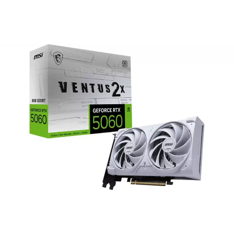 بطاقة الفيديو MSI GeForce RTX 5060, White (912-V537-003)