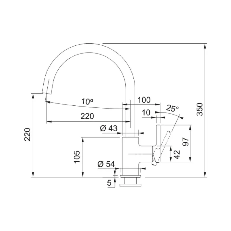 صنبور المطبخ Franke (115.0626.019)