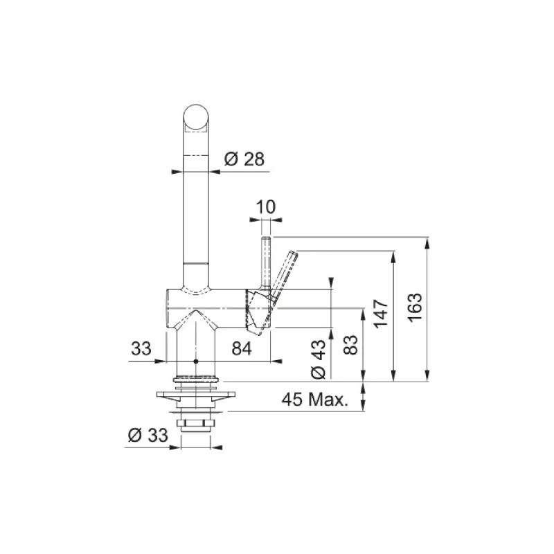 Torneira de cozinha Franke (115.0653.374)