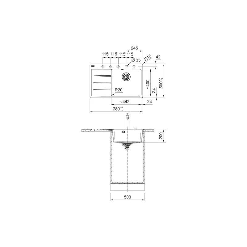 Кухонна мийка Franke (114.0630.477)