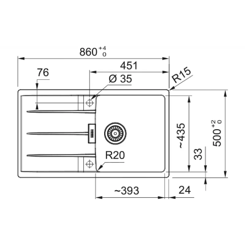 Mosogató Franke (114.0701.823)