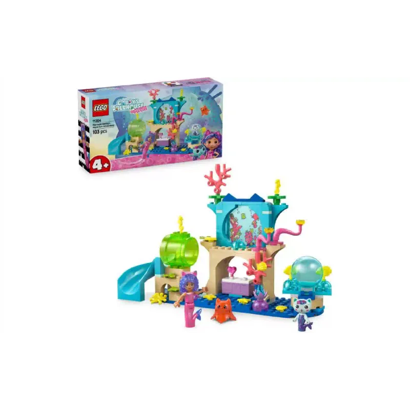 Konstruktőr LEGO Gabby's Dollhouse Mermaid Gabby's Aquarium Adventure (11204)