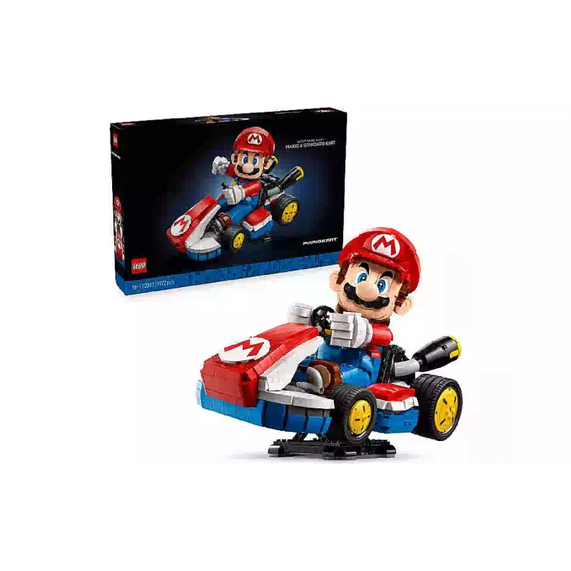 Konstruktor LEGO Super Mario Mario Kart - Mario & Standard Kart (72037)