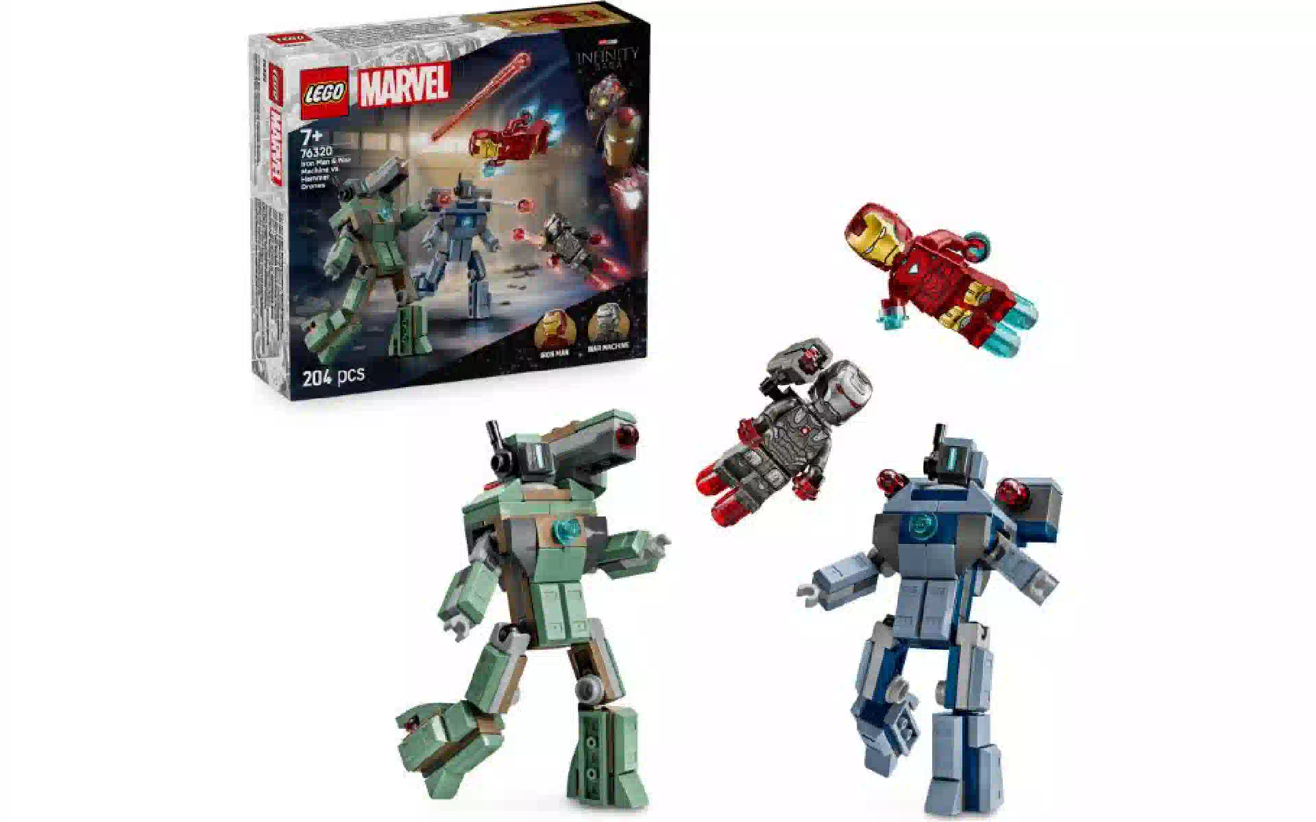 Конструктор LEGO Iron Man & War Machine vs. Hammer Drones (76320) Конструктор LEGO Iron Man & War Machine vs. Hammer Drones (76320)