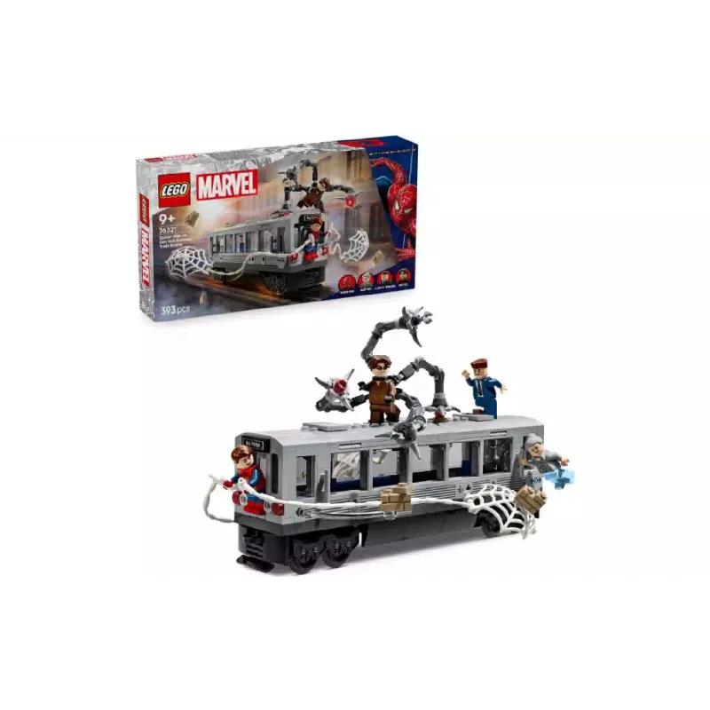 Konstruktor LEGO Super Heroes Marvel Spider-Man Spider-Man vs. Doc Ock Subway Train Scene (76321)