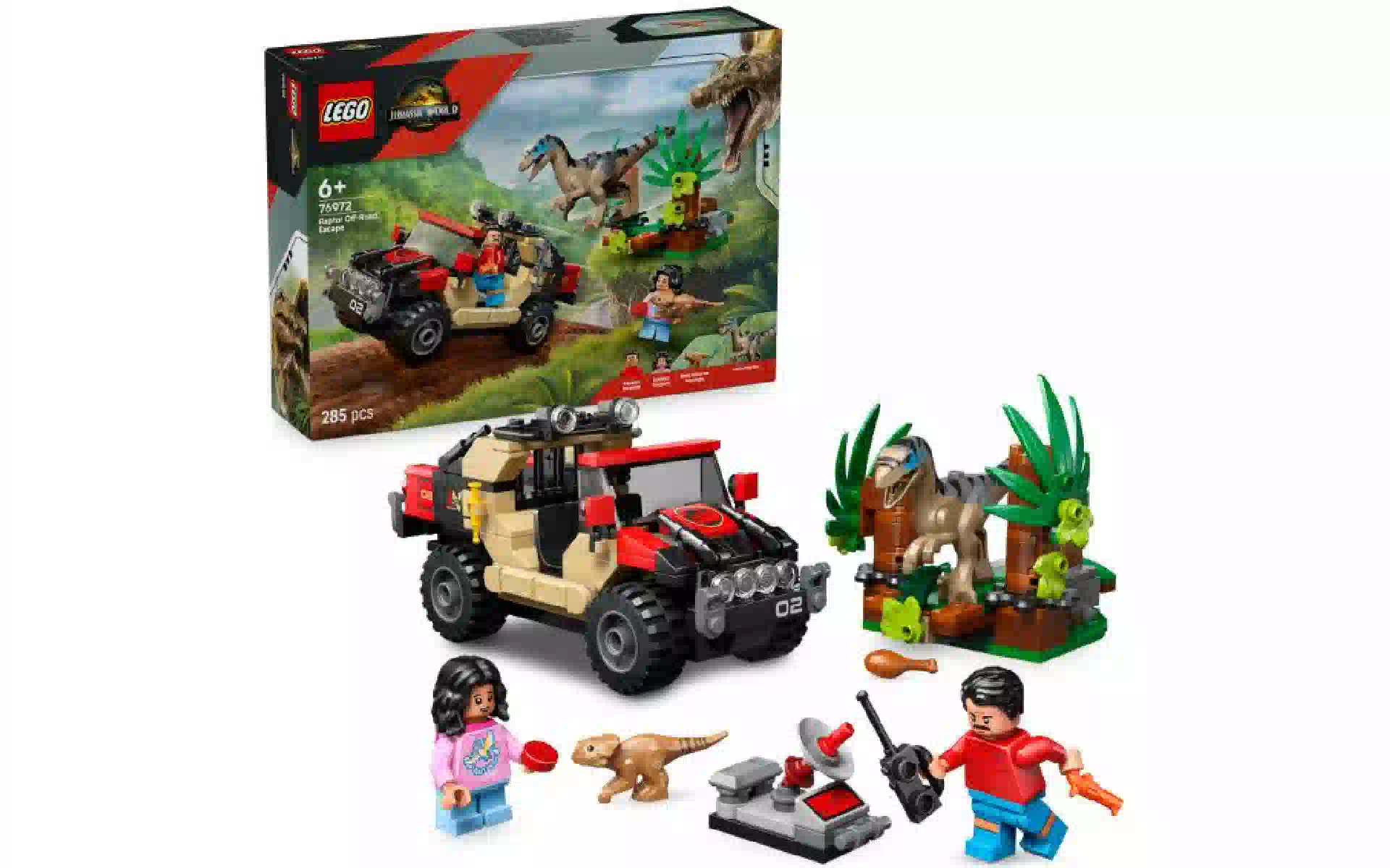 Конструктор LEGO Jurassic World Raptor Off-Road Escape (76972) Конструктор LEGO Jurassic World Raptor Off-Road Escape (76972)