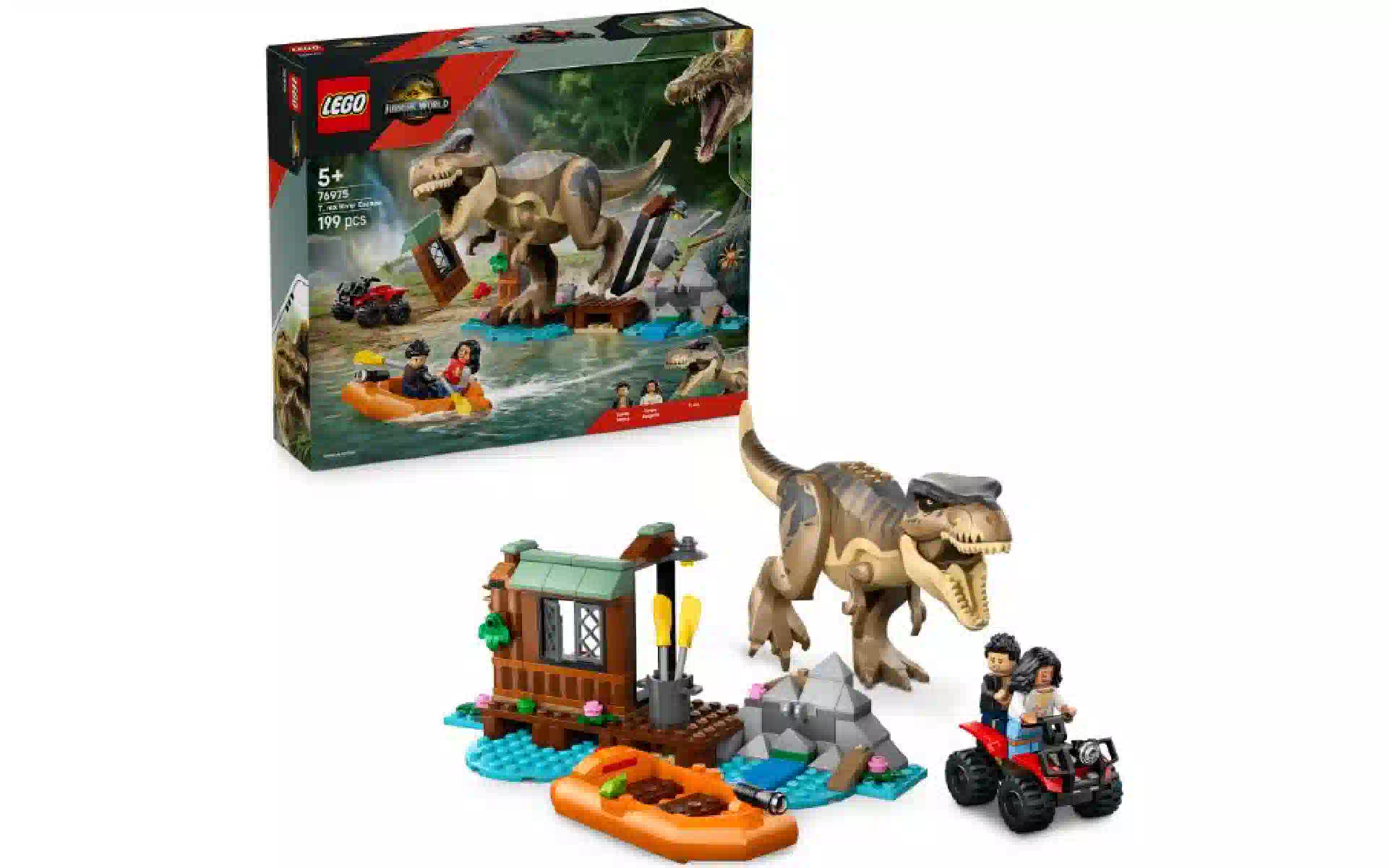 Конструктор LEGO Jurassic World T. rex River Escape (76975) Конструктор LEGO Jurassic World T. rex River Escape (76975)