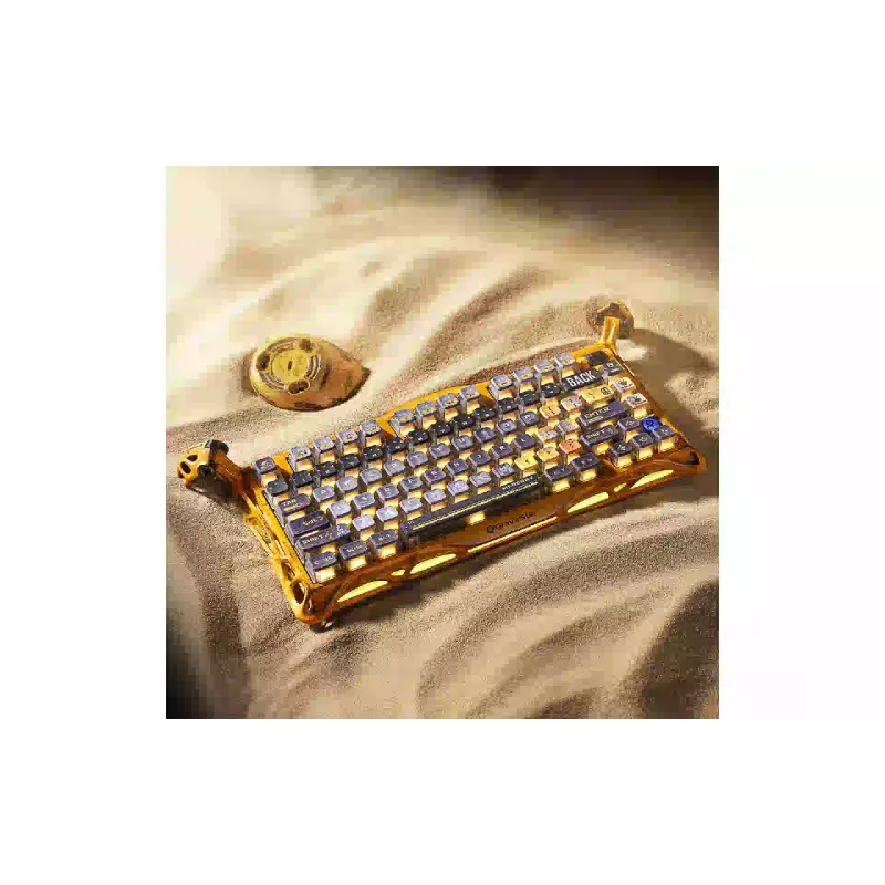 Клавіатура механічна GravaStar Mercury K1 (GSK1PRO_YLW), бездротова, 80 клавиш, Yellow