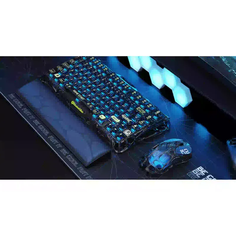 Мишка GravaStar Mercury M2, Black/Transparent (GRAVASTARM2_XTAL_BLK)