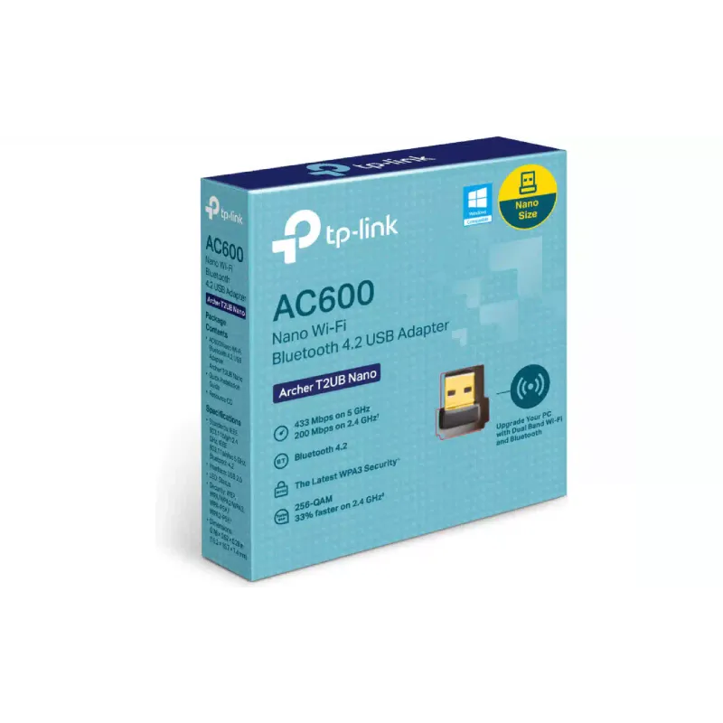 محول واي فاي TP-Link (Archer T2UB Nano)