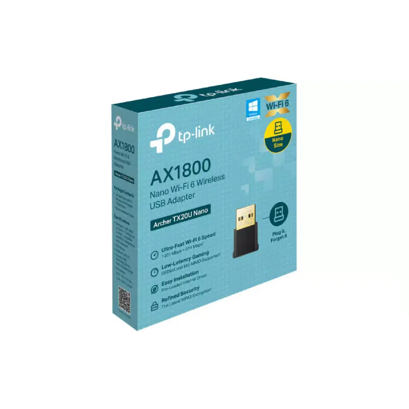 محول واي فاي TP-Link (Archer TX20U Nano)