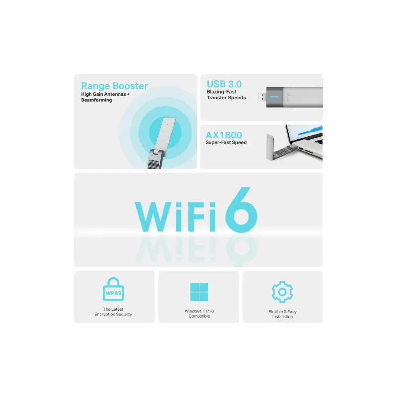 Adaptador Wi-Fi TP-Link (Archer TX20UH)