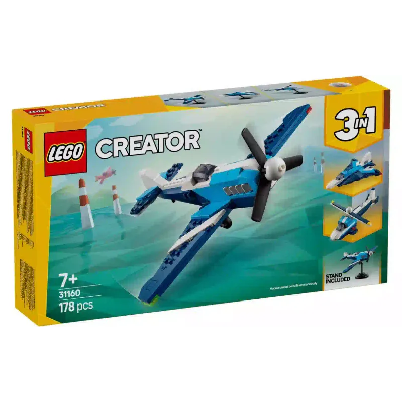 Konstruktőr LEGO Creator 3-in-1 Aircraft: Race Plane (31160)