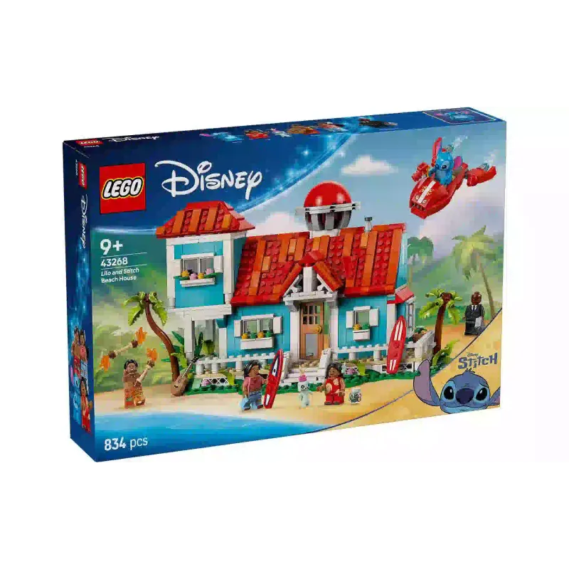 Κατασκευαστής LEGO Disney Lilo and Stitch Beach House (43268)