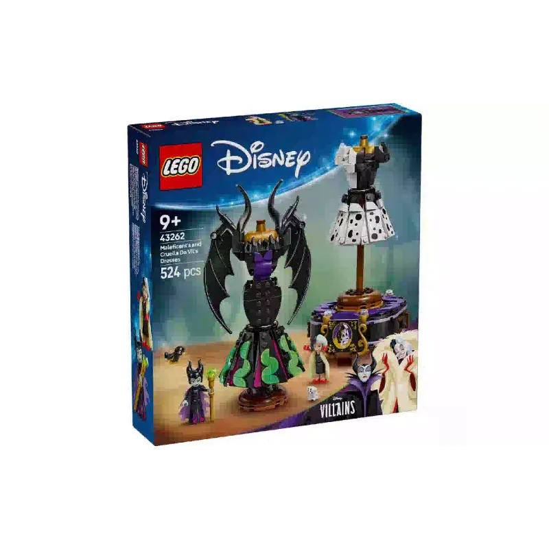 Konstruktor LEGO Disney Maleficent's and Cruella de Vil's Dresses (43262)