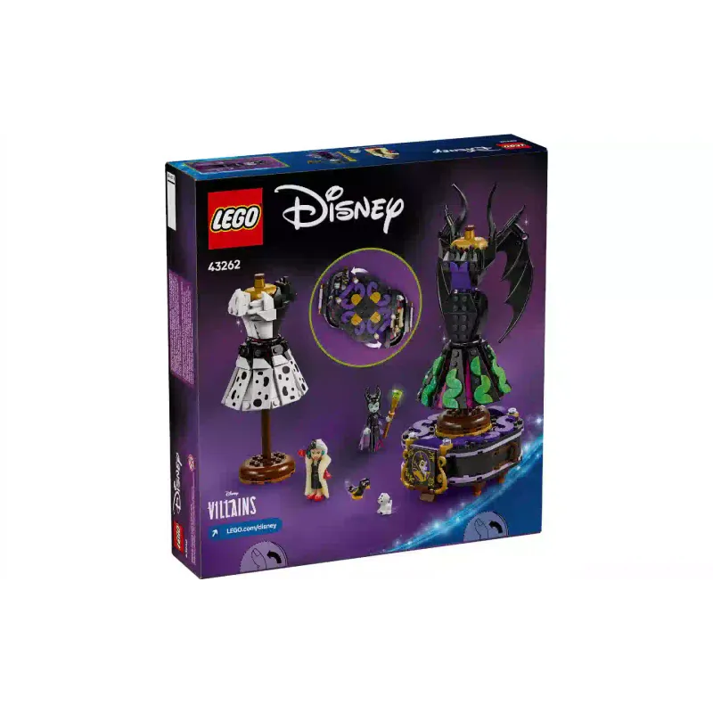 Konstruktor LEGO Disney Maleficent's and Cruella de Vil's Dresses (43262)