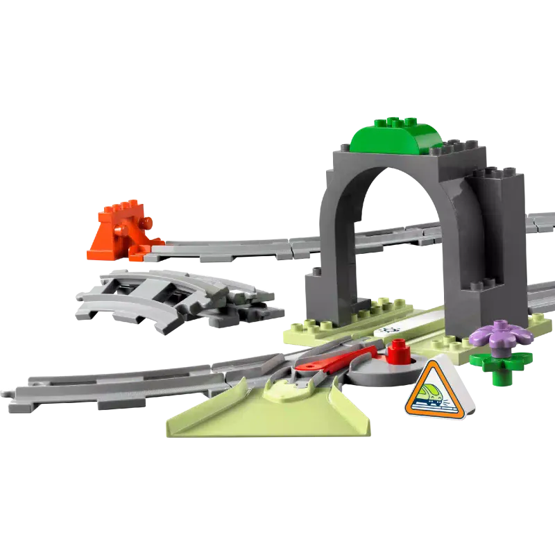 Κατασκευαστής LEGO Duplo Trains Train Tunnel and Tracks Expansion Set (10425)
