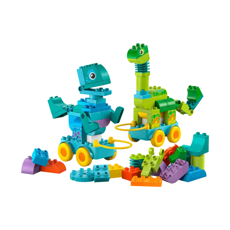 Конструктор LEGO Duplo Town Dinosaurs on Wheels 3in1 (10451)