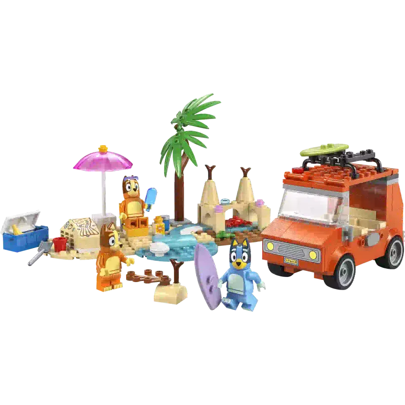 Конструктор LEGO Bluey’s Beach & Family Car Trip (11202)