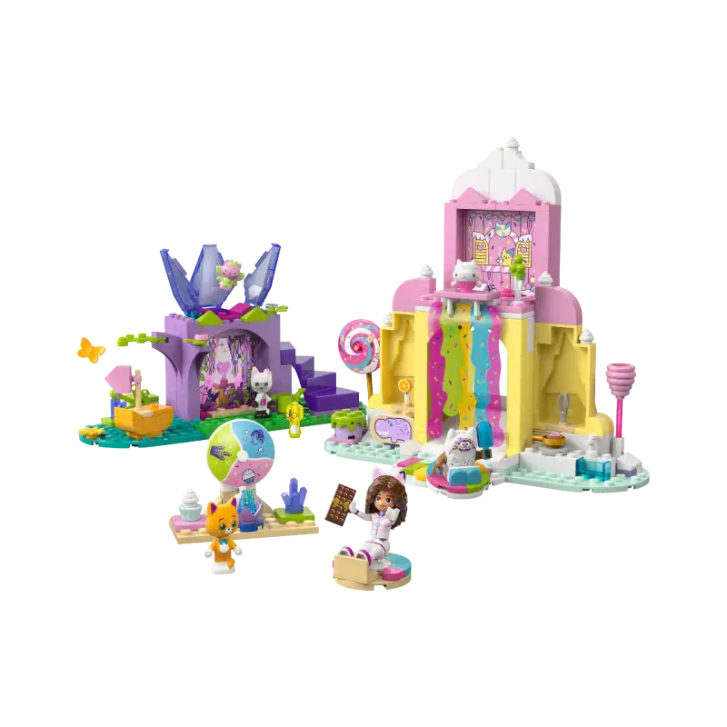 Construtor LEGO Gabby's Dollhouse Sweet Treat Mountain & Kitty Garden (11205)