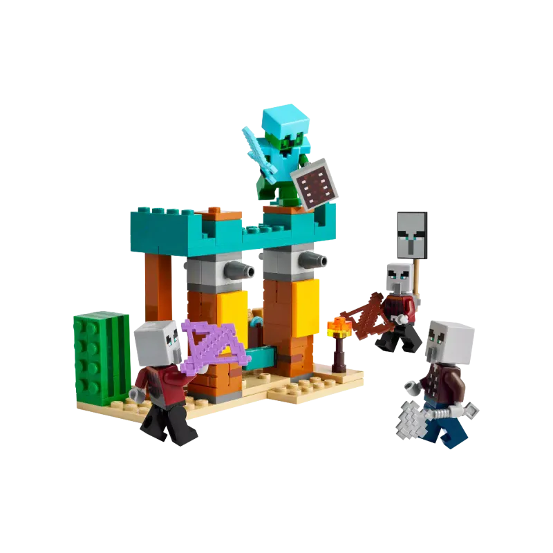 Construtor LEGO Minecraft The Illager Desert Patrol (21267)