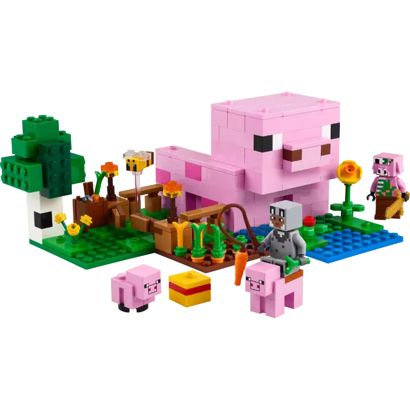 Constructor LEGO Minecraft The Baby Pig House (21268)