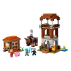 منشئ LEGO Minecraft The Pillager Outpost and Ravager (21278)