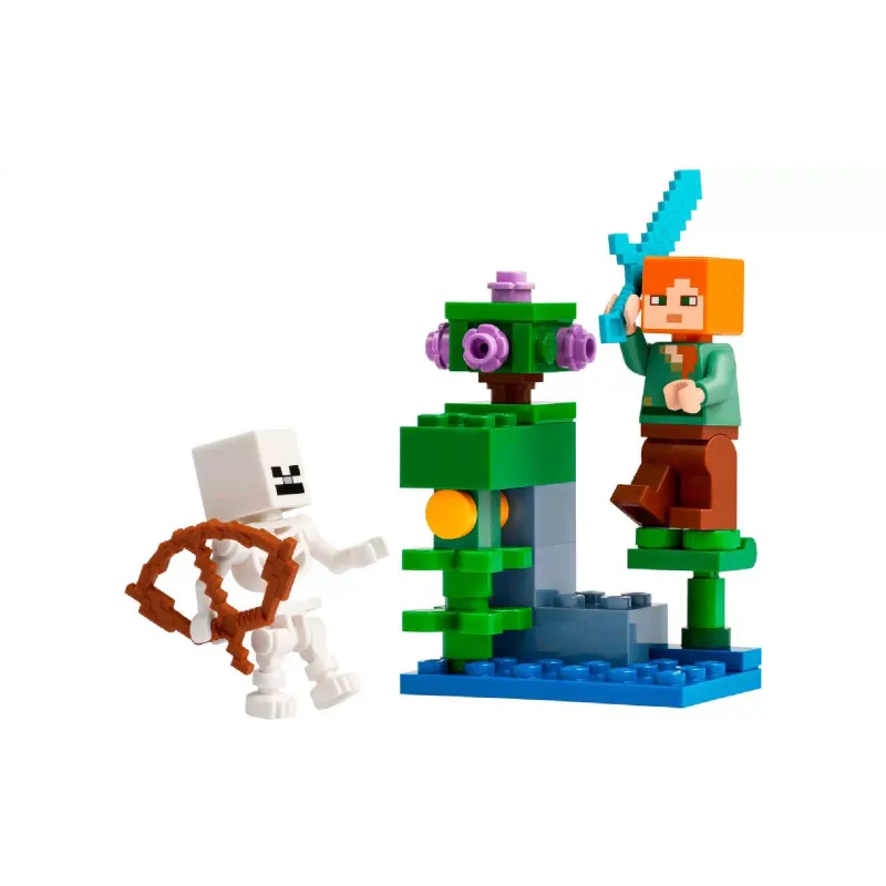 Конструктор LEGO Minecraft The Lush Cave Fight (30705)