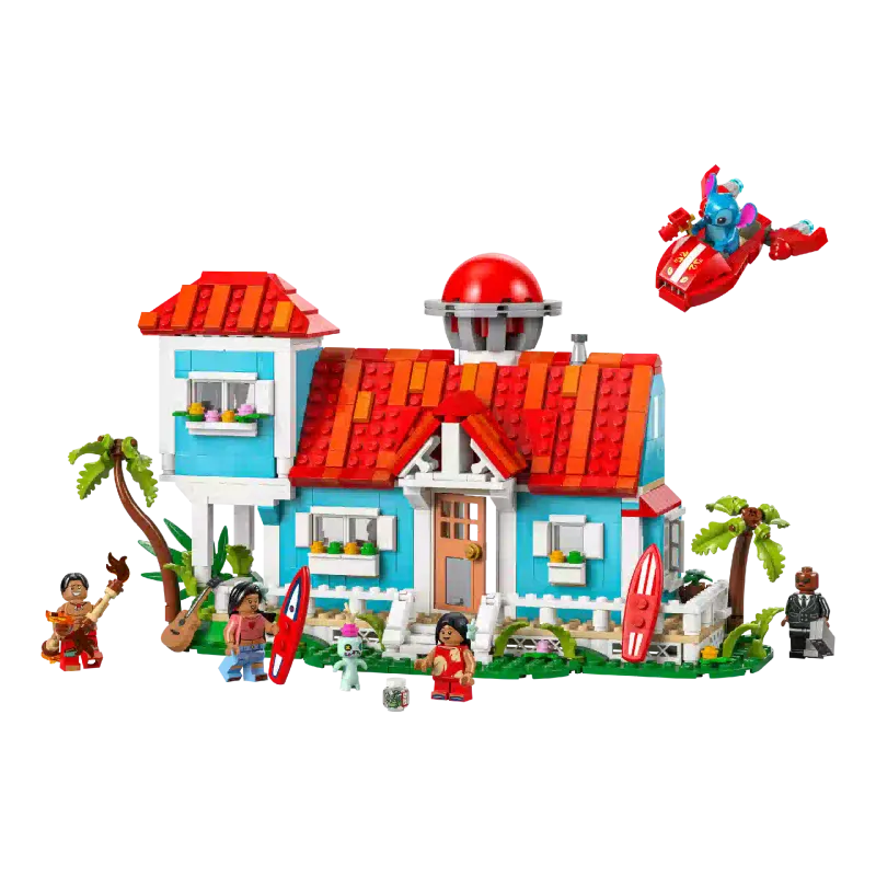 Construtor LEGO Disney Lilo and Stitch Beach House (43268)