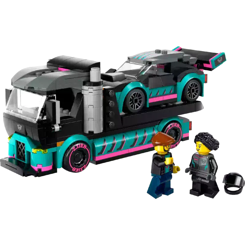 Конструктор LEGO City Race Car and Car Carrier Truck (60406)