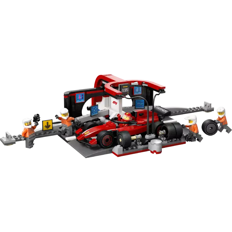 Конструктор LEGO City F1 Pit Stop & Pit Crew with Ferrari Car (60443)