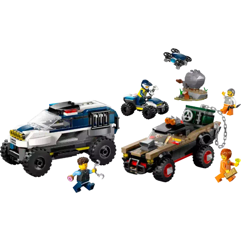 Konstruktor LEGO City Off-Road Police Car Chase (60449)