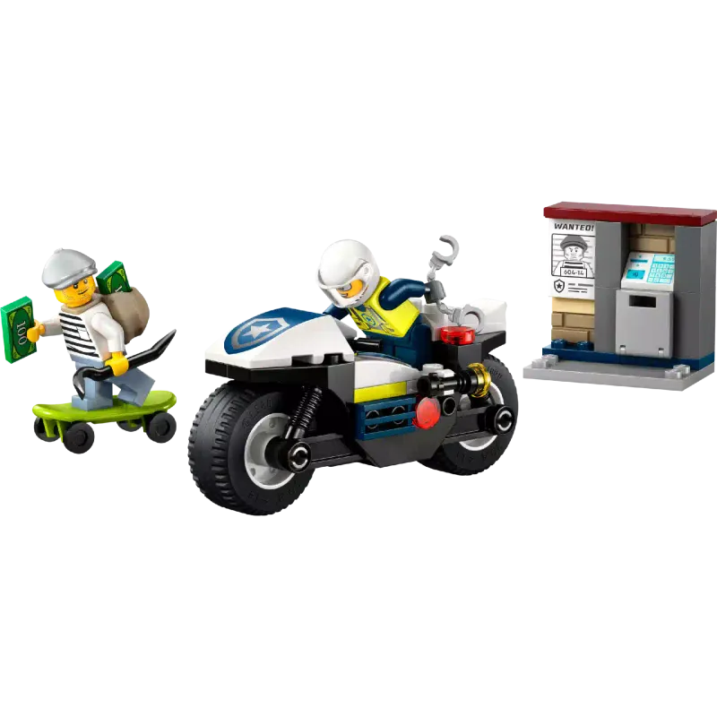 Конструктор LEGO City Police Motorcycle Chase (60455)