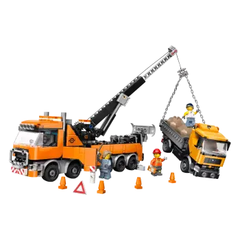 Constructor LEGO Heavy-Duty Recovery Tow Truck with Crane (60467)