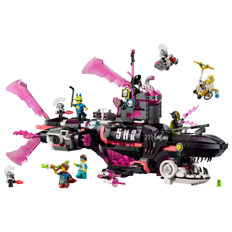 Конструктор LEGO DREAMZzz Nightmare Shark Submarine (71500)