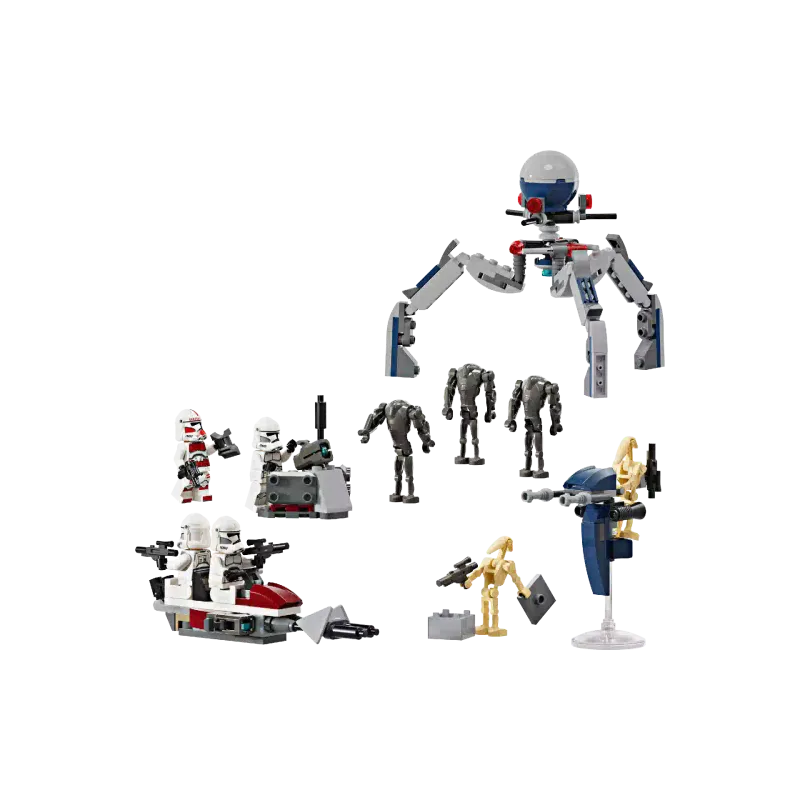 منشئ LEGO Star Wars Clone Trooper & Battle Droid Battle Pack (75372)