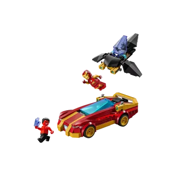 Konstruktor LEGO Super Heroes Marvel Iron Man Car & Black Panther vs. Red Hulk (76310)
