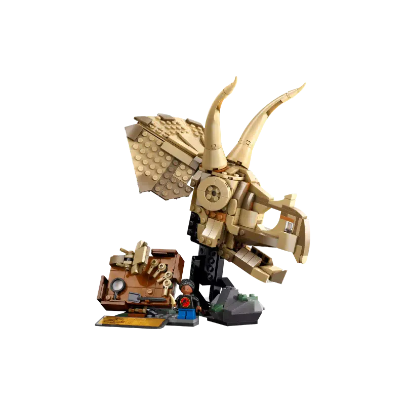منشئ LEGO Jurassic World Dinosaur Fossils Triceratops Skull (76969)