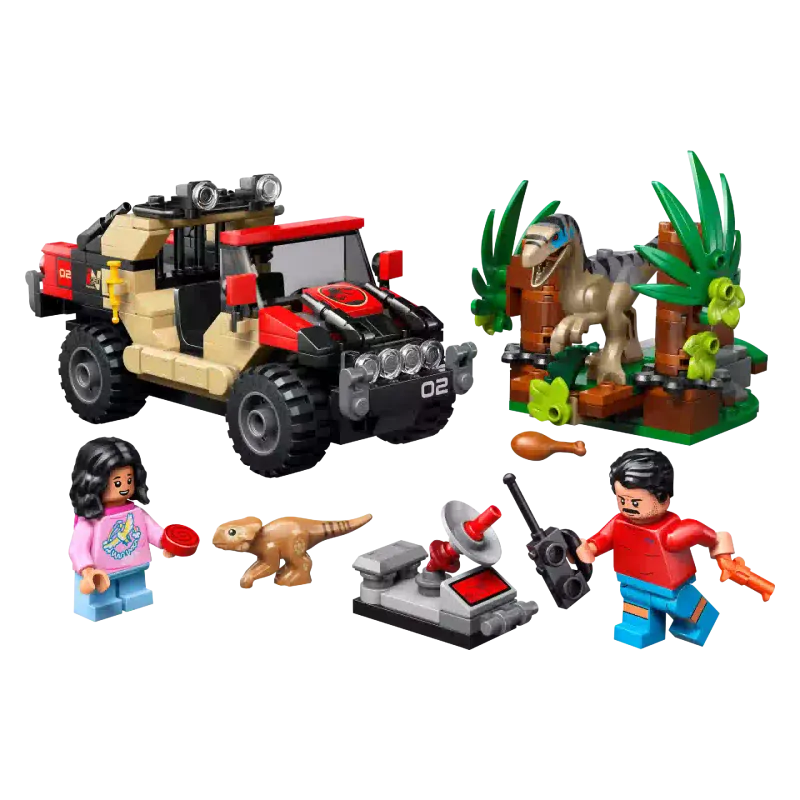 Конструктор LEGO Jurassic World Raptor Off-Road Escape (76972)