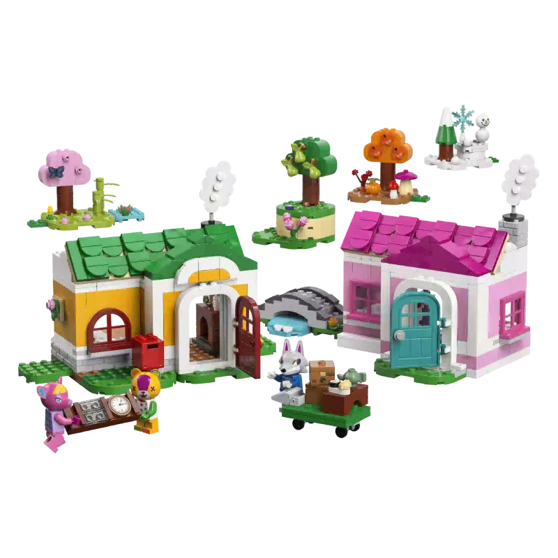 Construtor LEGO Animal Crossing Creative Houses Seasons of Fun (77057)