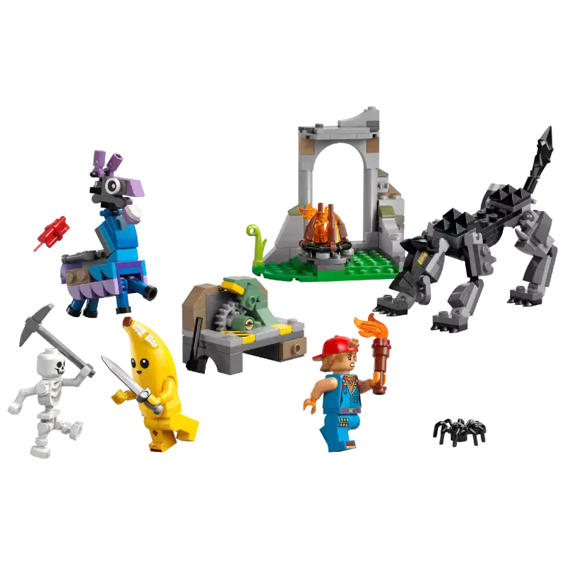 Konstruktor LEGO Fortnite Peely & Sparkplug's Camp (77075)