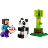 Constructor LEGO Minecraft Steve and Baby Panda (30672)
