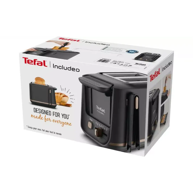 Тостер Tefal  (TT533811), 850 Вт, Black