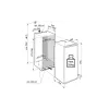 Built-in freezer Liebherr (SIFNE5108), 209 l, White